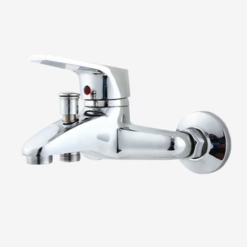 China Supplier high quality low price zinc body wall mounted bathroom bathtub faucet cold and hot shower faucet mixer