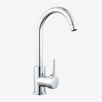 Hot and cold water kitchen faucet chrome-plated foreign trade models