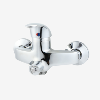 Modern brass body chromed bathroom shower faucet mixer tap